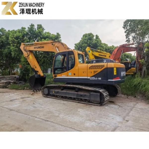 2016 Usado Hyundai Robex 220 Crawler Excavator R220LC-9S original bomba hidráulica
