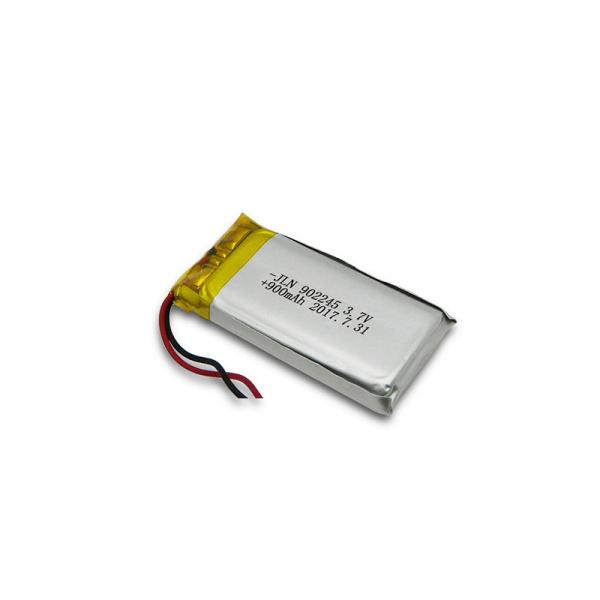3.33Wh PL902243 3.7V 900mAh Rechargeable Lithium Polymer Soft Pack Battery With Wire Leads For Portable Consumer Electronics,RoHS Compliant Made in China