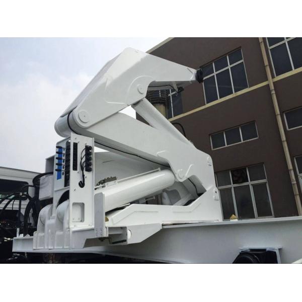 20 FT Контейнерный скелет Слайд шасси XCMG Гидравлический самозагружающийся кран Боковой подъемник Погрузчик полуприцеп