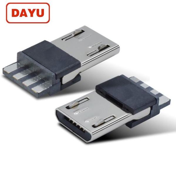 Micro 4 Pin Connector Male Female USB 2.0 V8 Socket Solder For Data Cable
