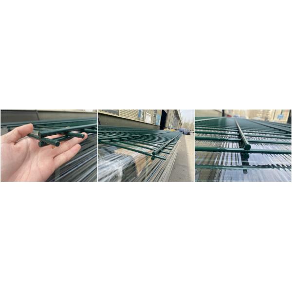 868 656 Powder Coated Double Wire Welded Mesh Fence Panels