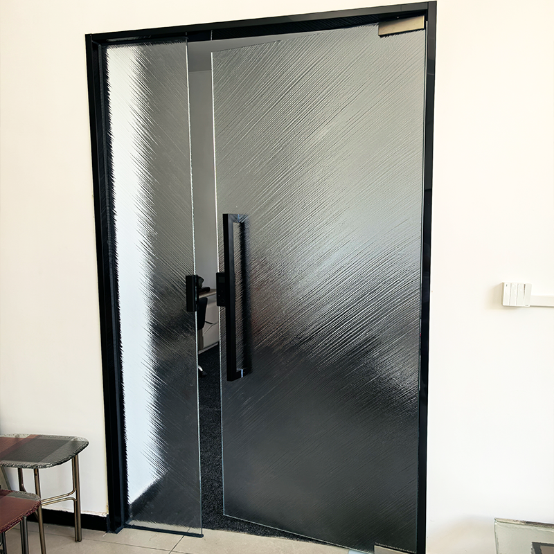 Decorative fused glass door | Artistic Space Partition, Reshaping Modern Spatial Aesthetics