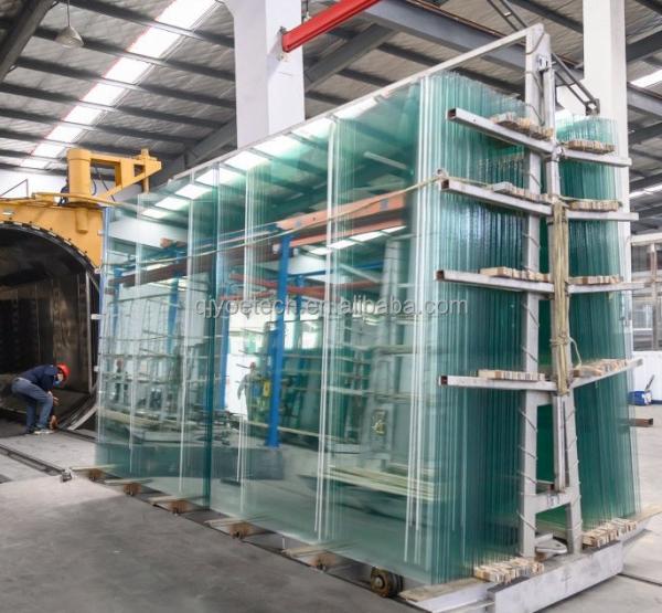 Stylish and Durable Milky White PVB Laminated Safety Glass for Building Construction