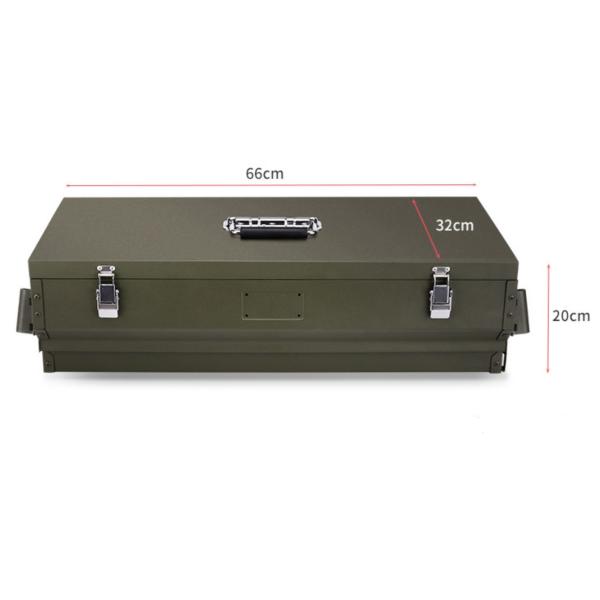 Chrome Plated Rotating Skewer Suitcase Grill Perfect for Camping and Outdoor Cooking