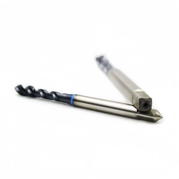 Industrial TiCN Blue-Grey Coated HSSE M35 Machine Taps | 35° Spiral Flute 6H Taps for Blind Hole Tapping