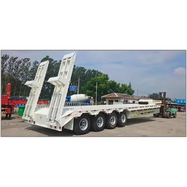 Mac Pherson Type 3 Axles 20FT 40FT Flatbed Semi Container Truck Tralier Sale 2024