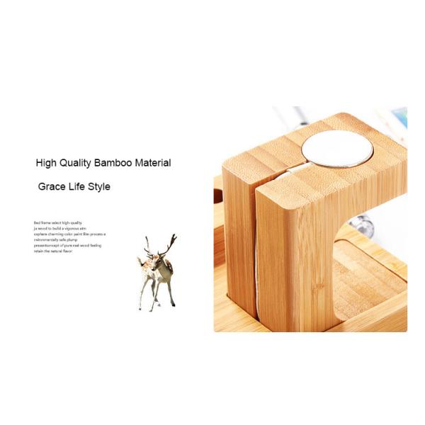 3 in 1 Wooden Phone Charger for iWatch / iPhone Holding & Pen Collecting