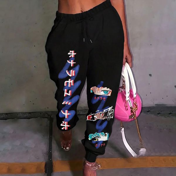 Comfort Women Pants Stylish Unisex High Waisted Loose Sweatpants