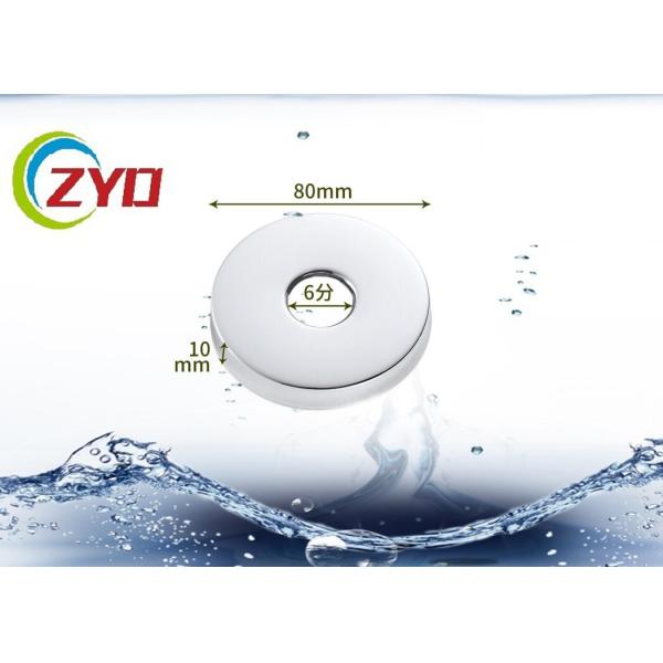 140 Gram Light Shower Faucet Plate , Brass Screw Shower Renovation Cover Plate