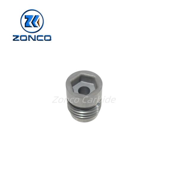 Customized Tungsten Cemented Carbide Thread Nozzles For Oil Gas Drilling