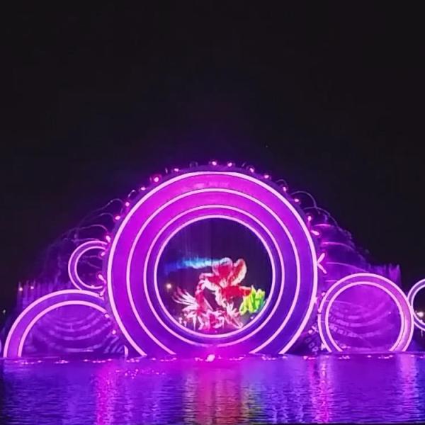 Multimedia Landscape O Show Lake Water Fountain Stainless Steel 304