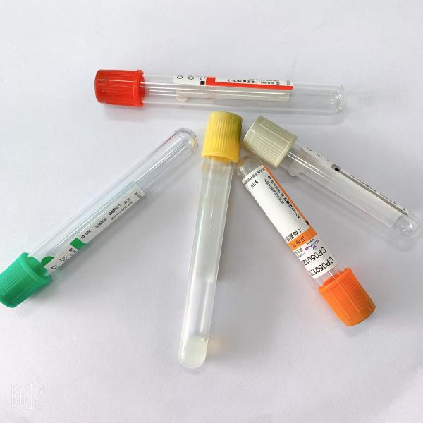 Grey Top Blood Collecting Tube Micro Gel And Clot Activator Tube