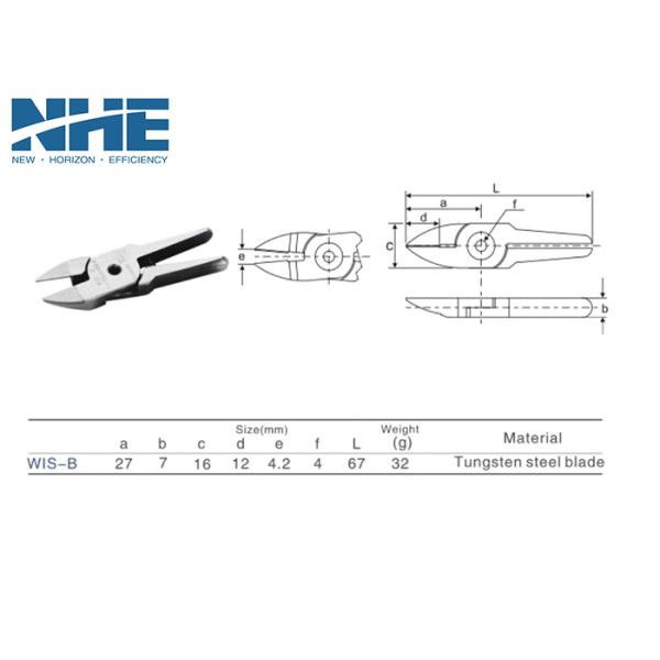 Пневматическая сталь вольфрама 0,02 до 0.8mm лезвий острозубцев воздуха металла