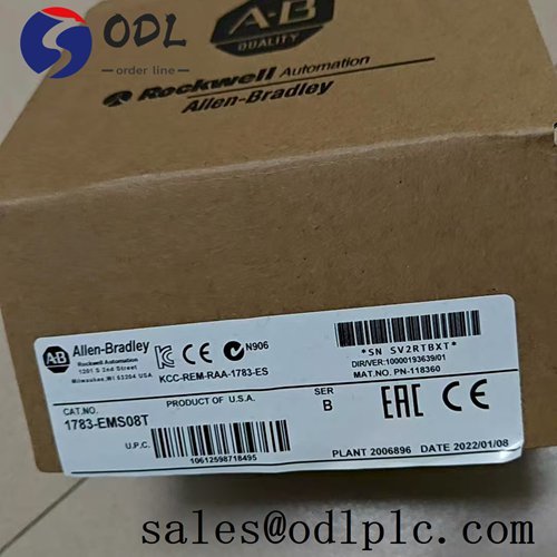 Stratix 6000 Allen Bradley PLC 1783-EMS08T Allen Bradley 8 Port Managed Switch