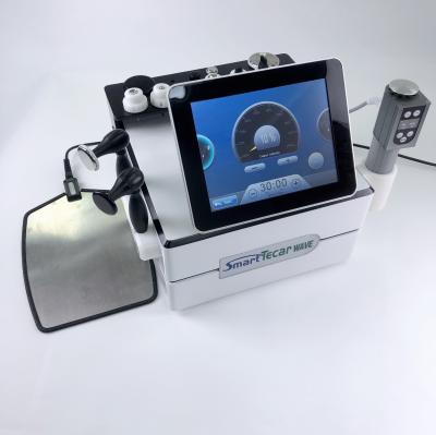 Máquina eletromagnética da terapia da onda de choque de Tecar com punho capacitivo