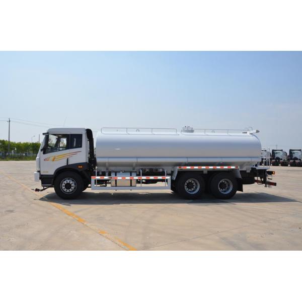 JIEFANG FAW J5M 6*4 Diesel Water Tanker Truck Euro 2 Volume 10001 - 15000L