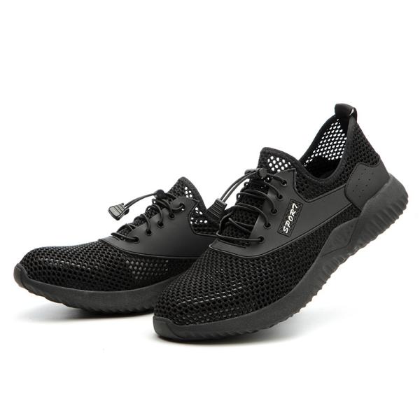 Шэньцзий спортивные мужские ботинки Fly тканевой ткани резиновой подошвы антиразрыв стальной ножки антипрокол плюс кевларные ботинки безопасности