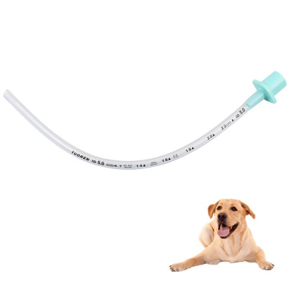 Veterinary Reinforced Endotracheal Tube Medical Grade PVC with Olive-Shaped Balloon Transparent Anesthesia Catheter for Animal Hospitals