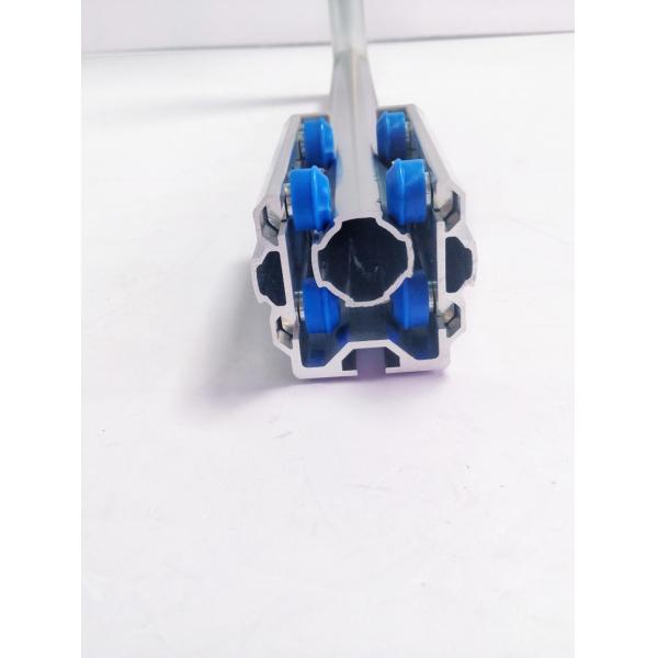 28mm Diameter Aluminium Tube PE Wheel Aluminium Roller Track Parallel Connection AL-44