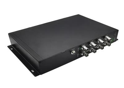 1.485Gbps 8CH HD SDI Fiber Converter , Fiber Optic Transmitter And Receiver