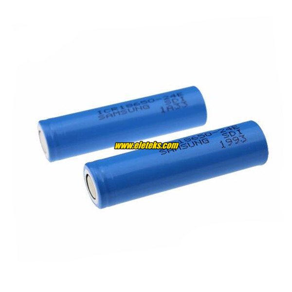 SAMSUNG ICR18650-24E 2400mAh 18650 3.7V battery cell Samsung SDI 18650 Rechargeable Samsung 18650 cheap battery cells