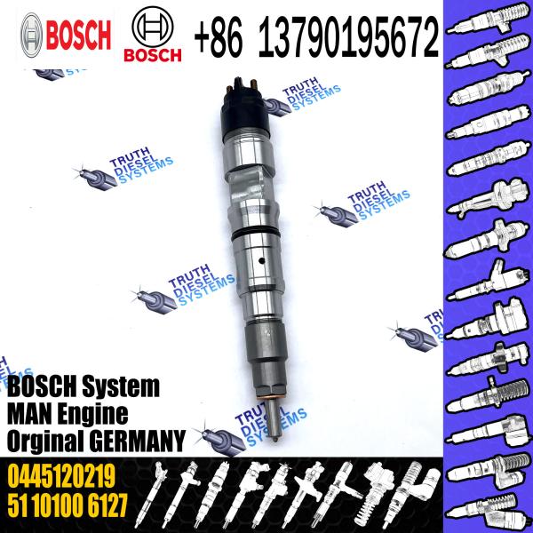 Diesel inyector Common Rail Fuel CR Injector 0445 120 219 0445120219 For Man Truck 51101006127 0986435528