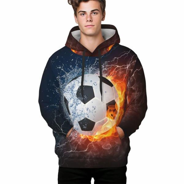 Impressão gráfica cordel Vintage Drop Shoulder Hoodies Termal Pullover Manga Longa