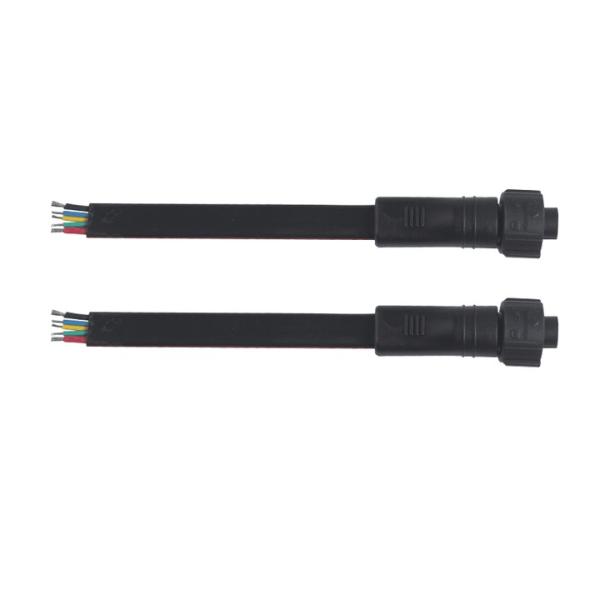 4/5Pin DC Male to Female Power Extension Cable -Shielded 12V/24V Cord for Camera, LED Controller, Automation, Industrial Use