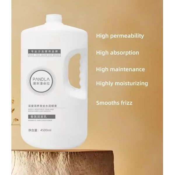 Manufacturer Wholesale Organic 4.5L Salon Hair Shampoo OEM Available Herbal Formula Gentle Cleansing and Moisturizing
