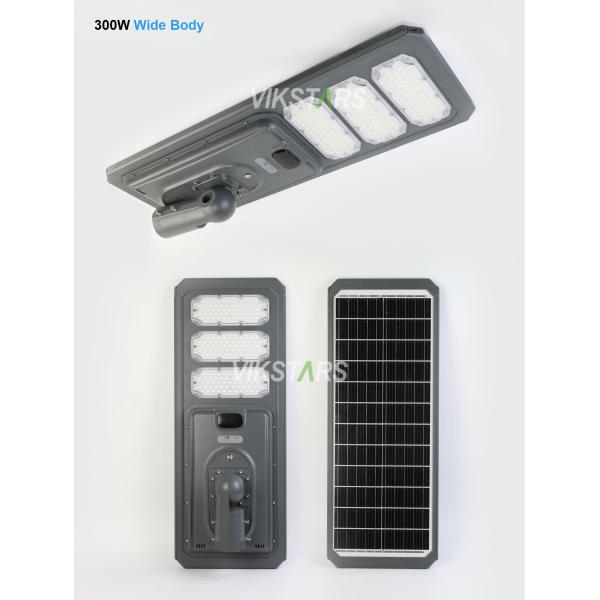 Nuevo 100W 200W 300W 400W 500W All In One Aluminio Luz solar de calle para mayoristas