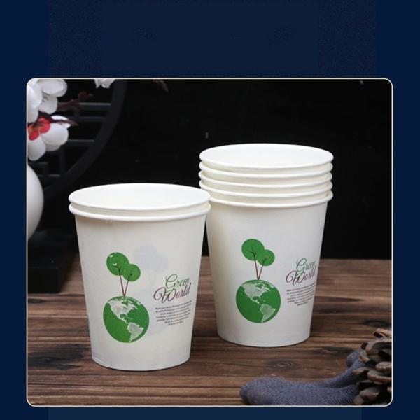 Custom Disposable US Single Takeaway Drinking Cup Hot Drink Paper Cup with Custom Logo