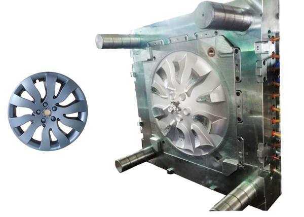 Modelagem por injeção feita sob encomenda dos plásticos de Ford Wheel Hubcap S136 do carro das peças sobresselentes