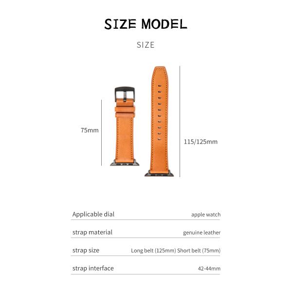 Настоящие кожаные ремни для смарт-часов для iWatch 38 мм 40 мм 42 мм 44 мм 45 мм 100%