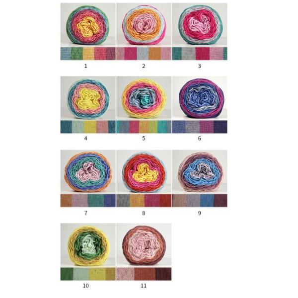 Chunky Cotton Wool Blend Yarn Anti Bacteria Lightweight For Hand Knitting