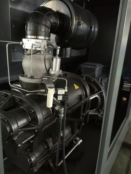 55kw 7 Bar Energy Saving Two Stage Screw Compressor big air flow two stage screw compressor with AC motor
