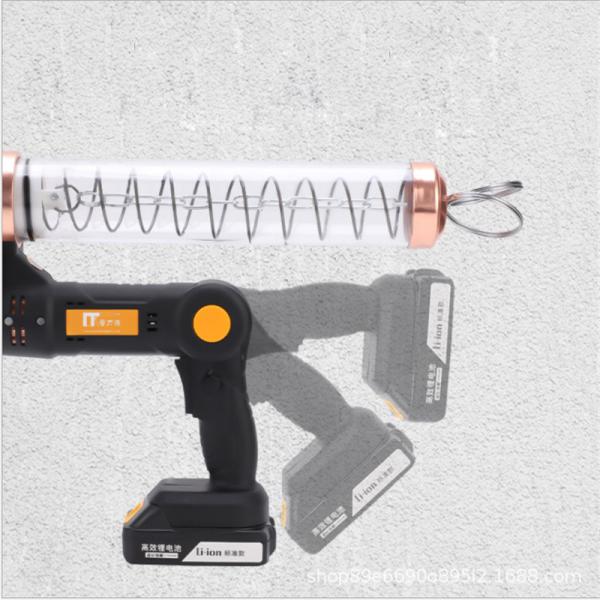 Heavy Duty 600cc Electric Grease Gun With 6800g/Min Oil Output From Two Batteries