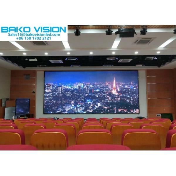Wall Mounting Indoor Full Color Led Display P0.937-P1.87 Ultra Fine Pitch Fully Front Access