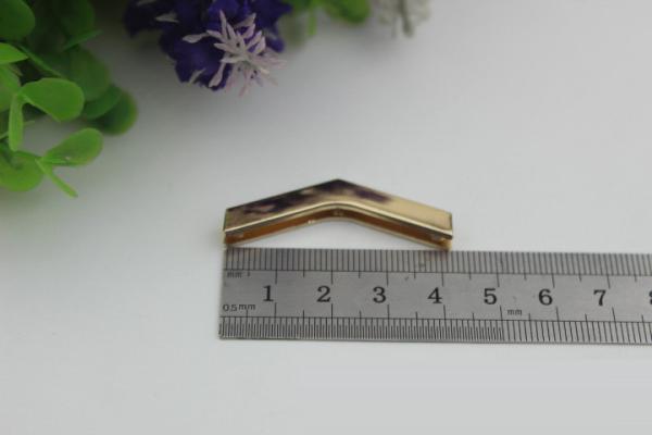 Designer handbag hardware decorative accessories gold metal corner angles protector