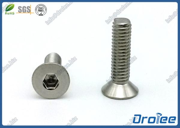 M4 x 6mm Stainless Steel 316 Flat Socket Head Cap Screw