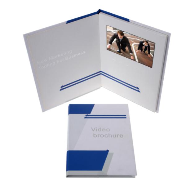 Advertising Elegant LCD Promotional Video Card With IPS/HD Touchscreen