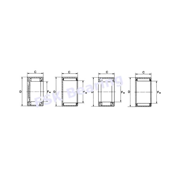 P5 B2812 TORRINGTON Needle Roller Bearing with Drawn Cup Auto Parts