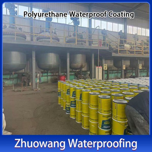 Bathrooms Polyurethane Waterproofing Coating 24 hours Curing Time