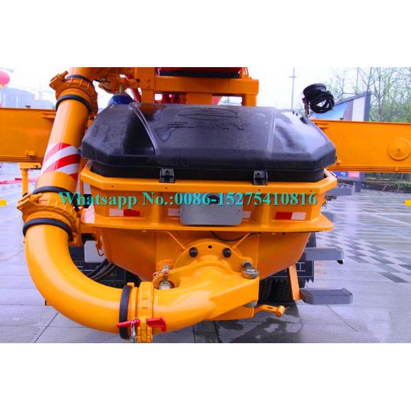 High Efficient 3 Axle Cement Pump Truck 36X-5Z With Boom 120m³/H Max Output