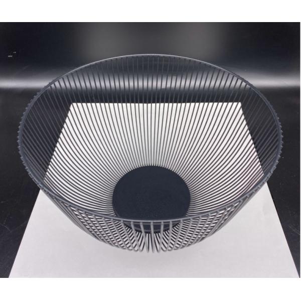Wear Resistant 10cm Height 500G Steel Fruit Basket Anti Slip Base