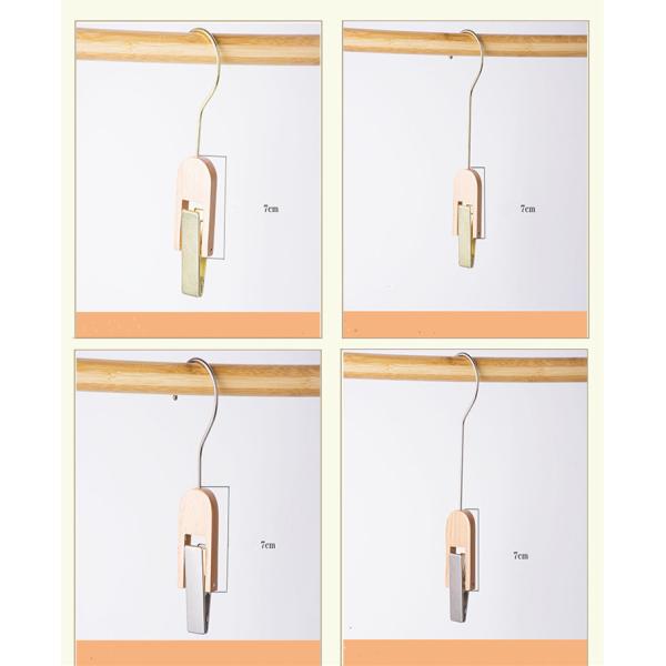 Вешалки зажима бука цвет многофункциональное 19cm 24cm деревянной естественный