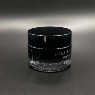 30g 50g Cosmetic Glass Cream Jar Skin Care Packaging Wide Mouth Design (MC-G-528)