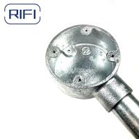 Boîte de terminaison de conduit de 20 mm 1 voie Fer malléable galvanisé à chaud