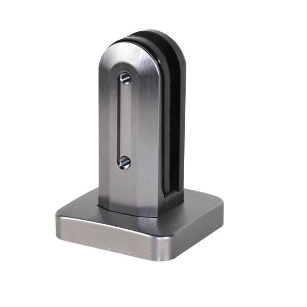 Simple Design Aluminum Glass Frameless Swimming Pool Handrail Clamp for After-sale Service