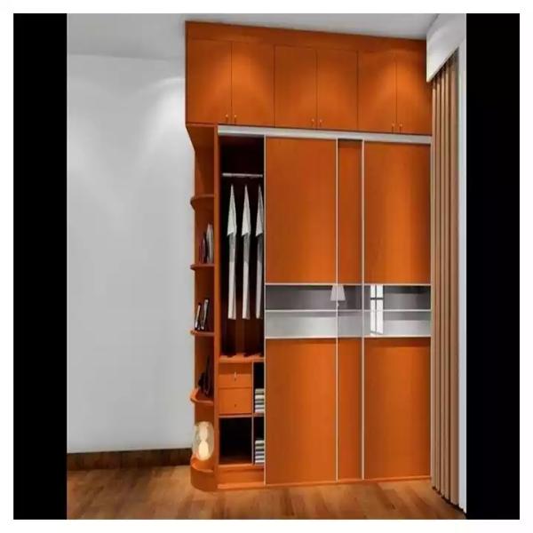 Solid Wood Modern Bedroom Wardrobes , Bedroom Furniture Customized Wardrobe