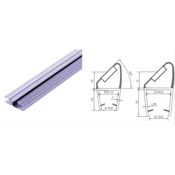 Прозрачные стеклянные двери дизайн водонепроницаемый стеклянный душ дверь уплотнитель полосы для 6-12MM